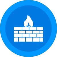 Firewall Icon Design Symbol vector