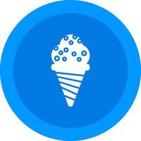 Ice Cream Cone Icon Design Symbol vector