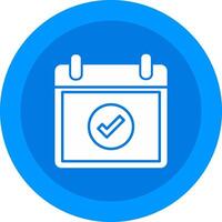 Correct Icon Design Symbol vector