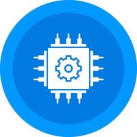 Cpu Icon Design Symbol vector