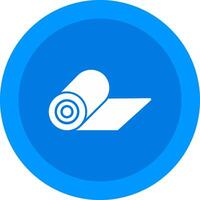 Gym Mat Icon Design Symbol vector