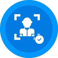 Face Scan Icon Design Symbol vector