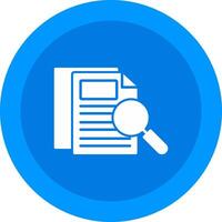 Case Study Icon Design Symbol vector