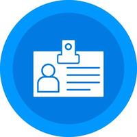 Identification Card Icon Design Symbol vector
