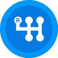 Gearshift Icon Design Symbol vector