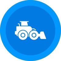 Front Loader Icon Design Symbol vector