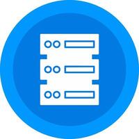 Database Icon Design Symbol vector
