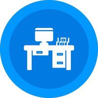 Desk Icon Design Symbol vector