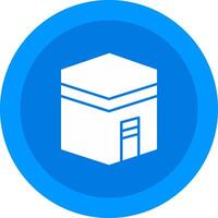 Kaaba Icon Design Symbol vector