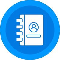 Contact List Icon Design Symbol vector