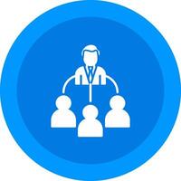 Delegate Icon Design Symbol vector
