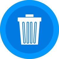 Dustbin Icon Design Symbol vector