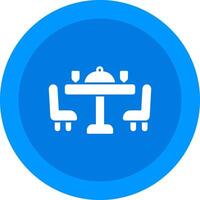 Dining Table Icon Design Symbol vector