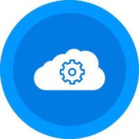 Cloud Storage Icon Design Symbol vector