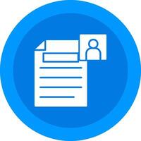 CV Icon Design Symbol vector