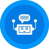 Chatbot Icon Design Symbol vector