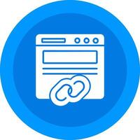 Backlinks Icon Design Symbol vector