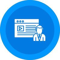 Content Creator Icon Design Symbol vector