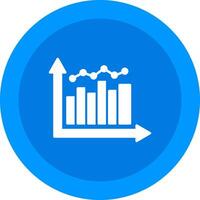 Bar Graph Icon Design Symbol vector