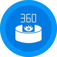 360 View Icon Design Symbol vector