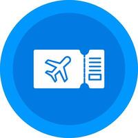 Airplane Ticket Icon Design Symbol vector