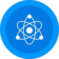 Atom Icon Design Symbol vector