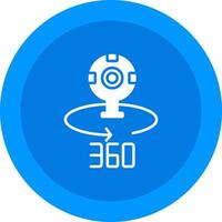 360 Camera Icon Design Symbol vector