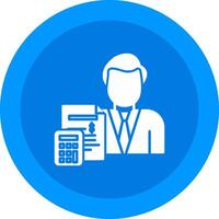 Accountant Icon Design Symbol vector