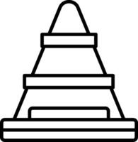 Traffic Cone Icon Design Symbol vector