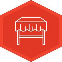Dining Table Icon Design Symbol vector