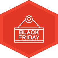 Black Friday Icon Design Symbol vector
