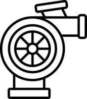 Turbo Icon Design Symbol vector
