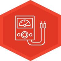 Voltmeter Icon Design Symbol vector