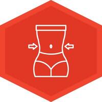 Waist Icon Design Symbol vector