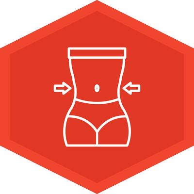 Waist Icon Design Symbol