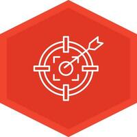 Target Icon Design Symbol vector