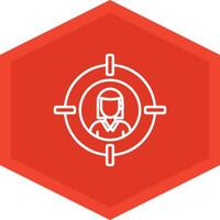 Target Icon Design Symbol vector