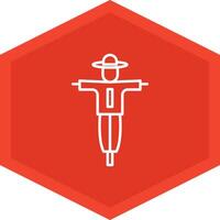 Scarecrow Icon Design Symbol vector