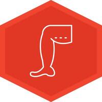 Thighs Icon Design Symbol vector