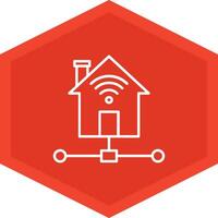 Smart Home Icon Design Symbol vector