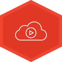 Streaming Icon Design Symbol vector