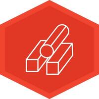 Steel Icon Design Symbol vector