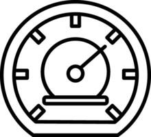 Speedometer Icon Design Symbol vector