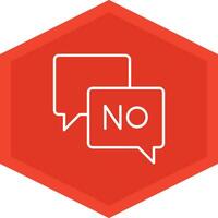 Say No Icon Design Symbol vector