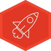 Rocket Launch Icon Design Symbol vector