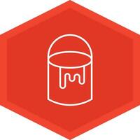 Paint Bucket Icon Design Symbol vector