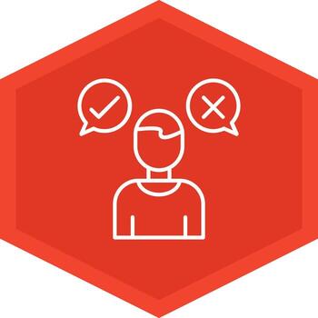 decisión marcador icono diseño símbolo vector