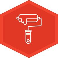 Paint Roller Icon Design Symbol vector