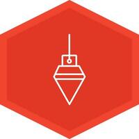 Plumb Bob Icon Design Symbol vector