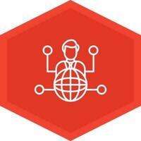 Outsource Icon Design Symbol vector